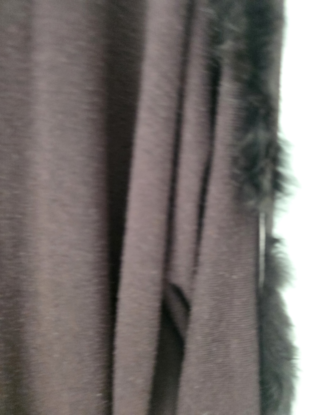SNG Brown Embellished Faux Fur Trim Dolman Sweater Top Size S/M - Picture 5 of 11
